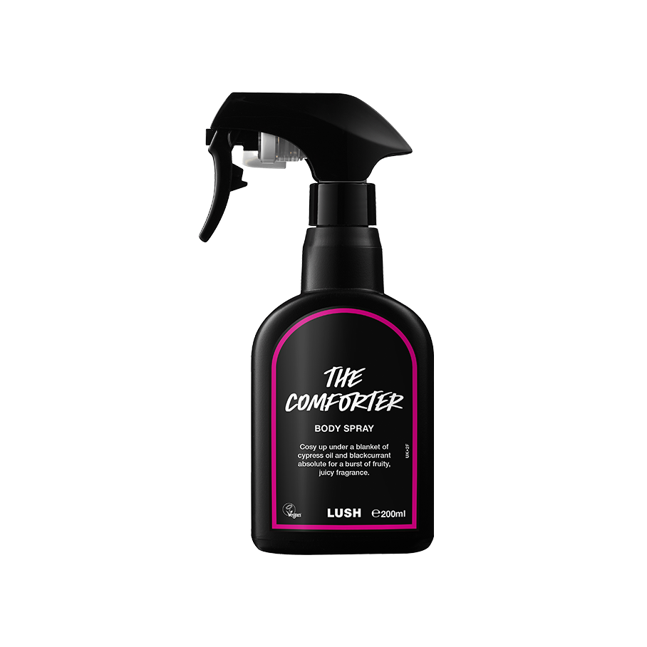 Lush The Comforter body spray, imported from the UK