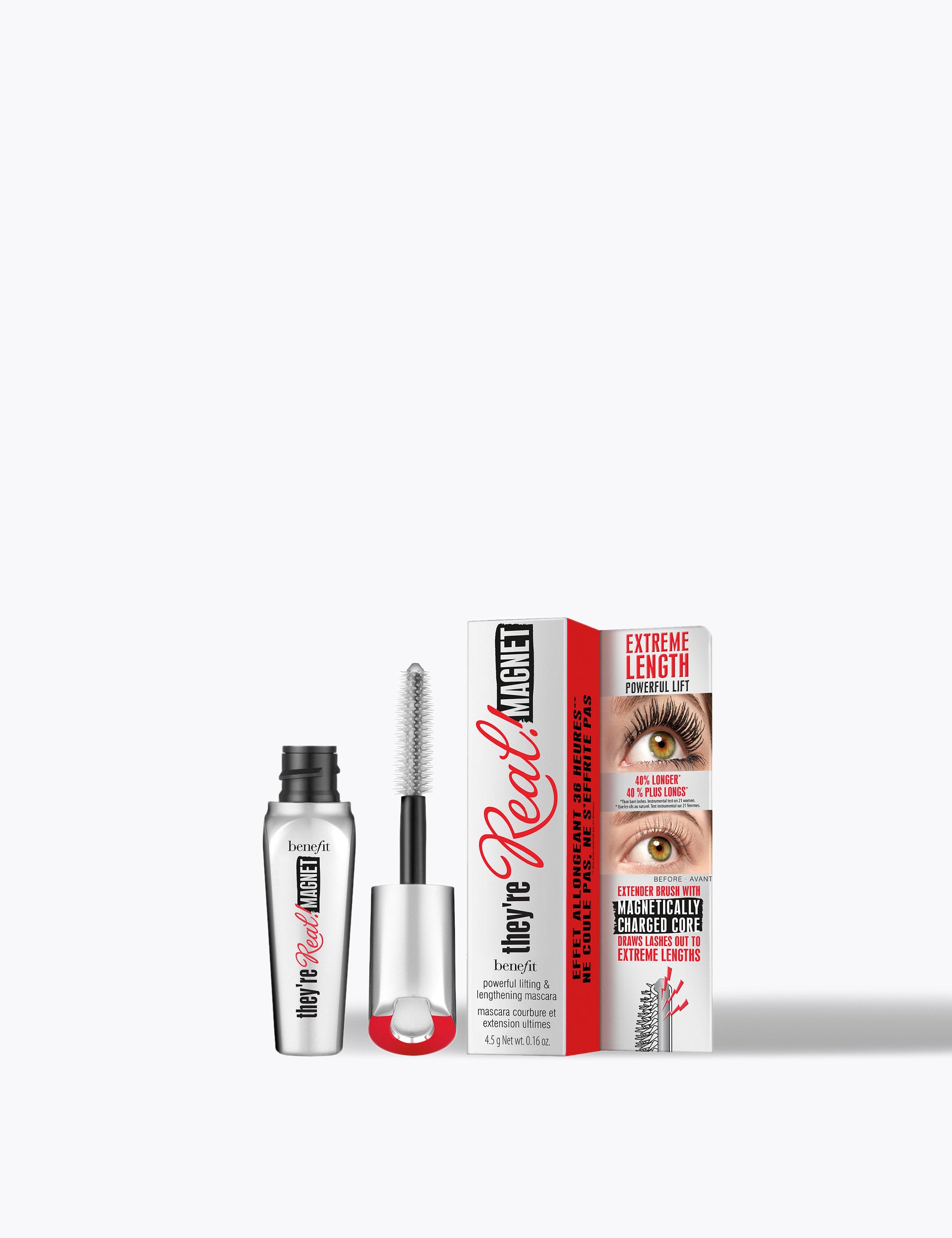 They're Real! Magnet extreme lengthening mascara mini 4.5g (British brand)