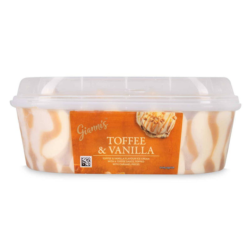 Toffee Ovals large 900ml toffee treat (British brand)