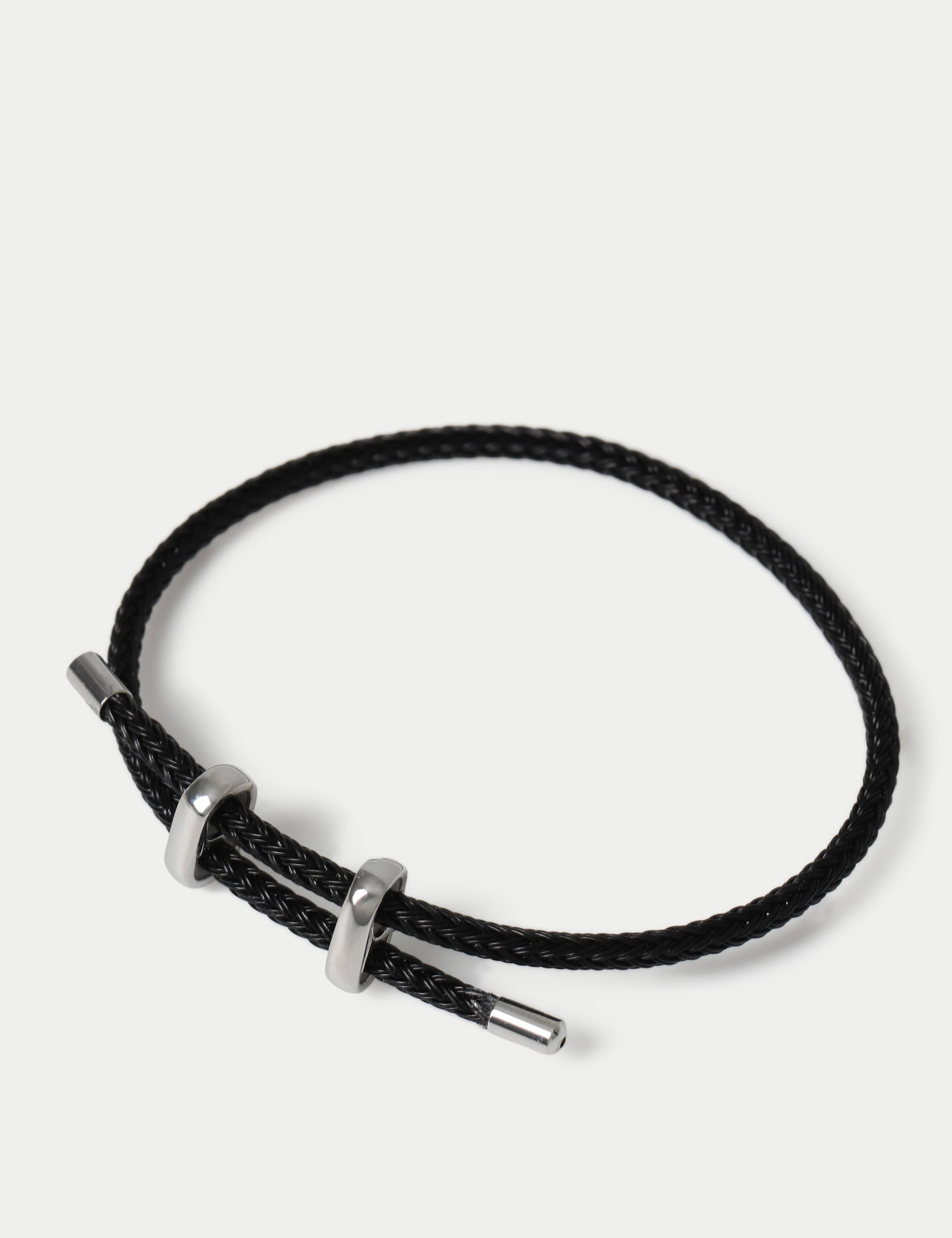 Toggle woven bracelet stainless steel, UK version