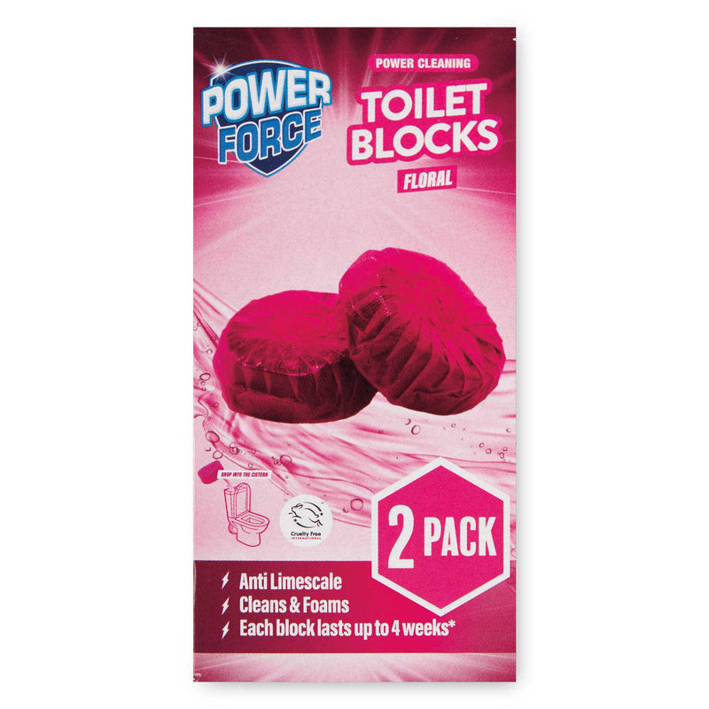 Toilet Blocks Anti Limescale Pack of 2