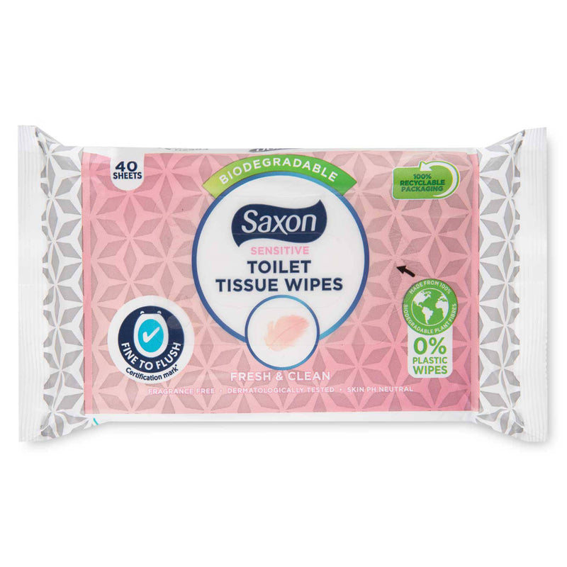 Toilet Tissue Wipes 40 Sheets