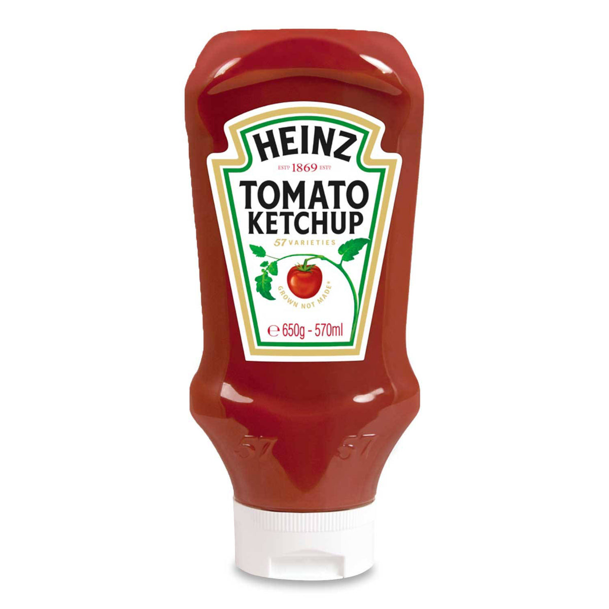 Tomato ketchup for chips and burgers (British brand)