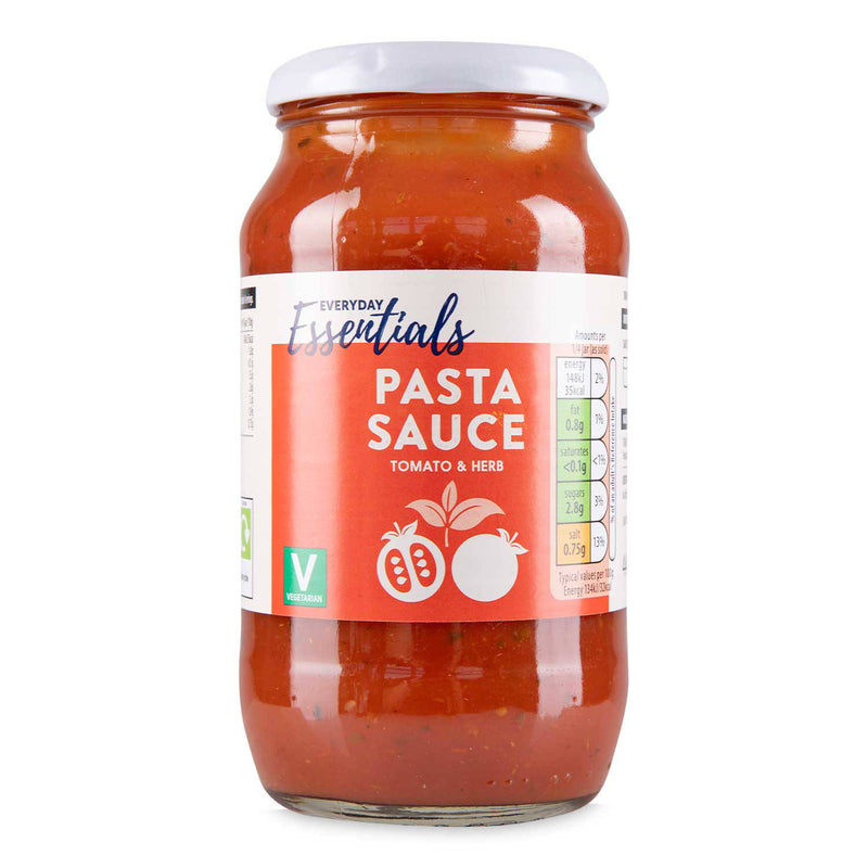 Tomato and herb pasta sauce, UK version
