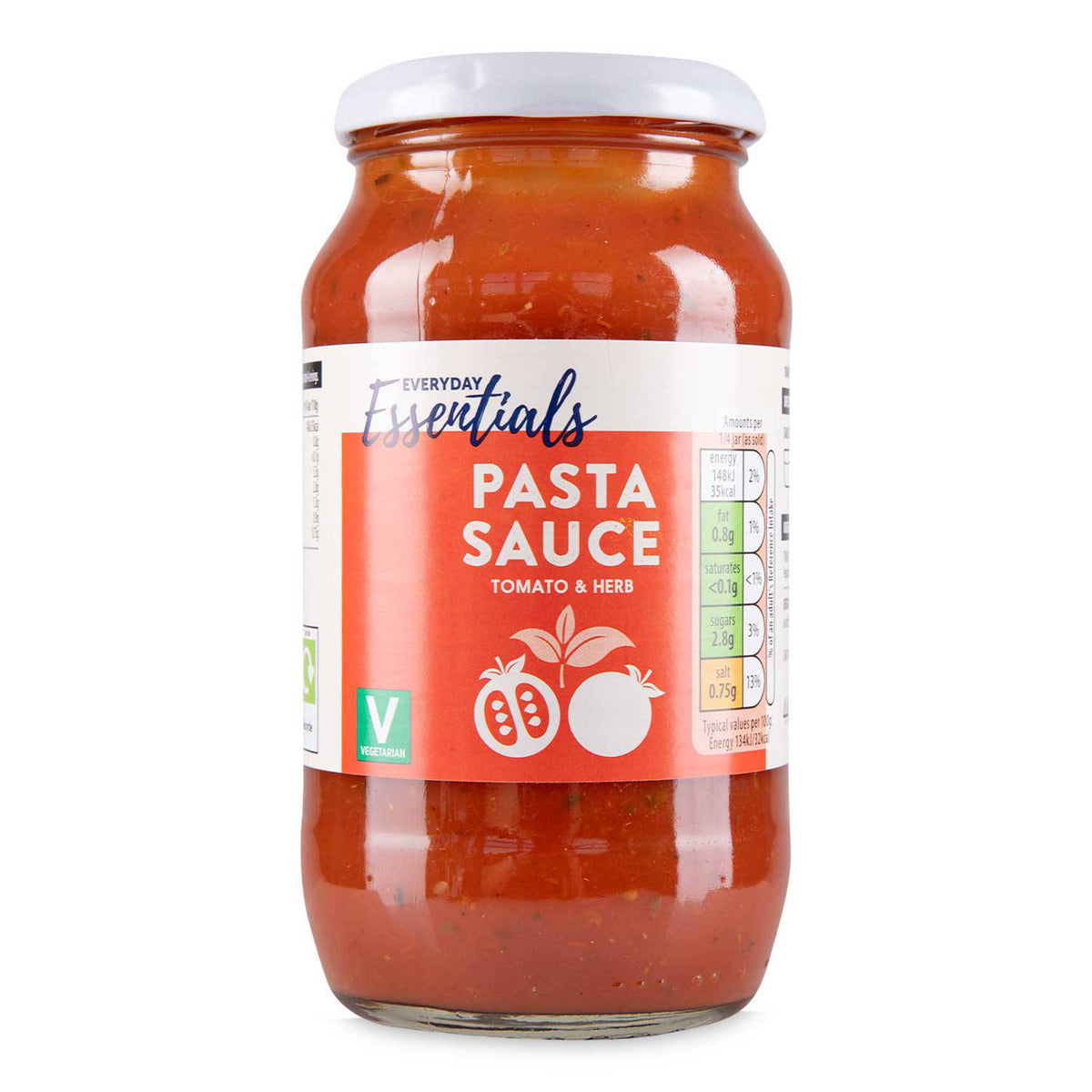 Tomato and herb pasta sauce, UK version