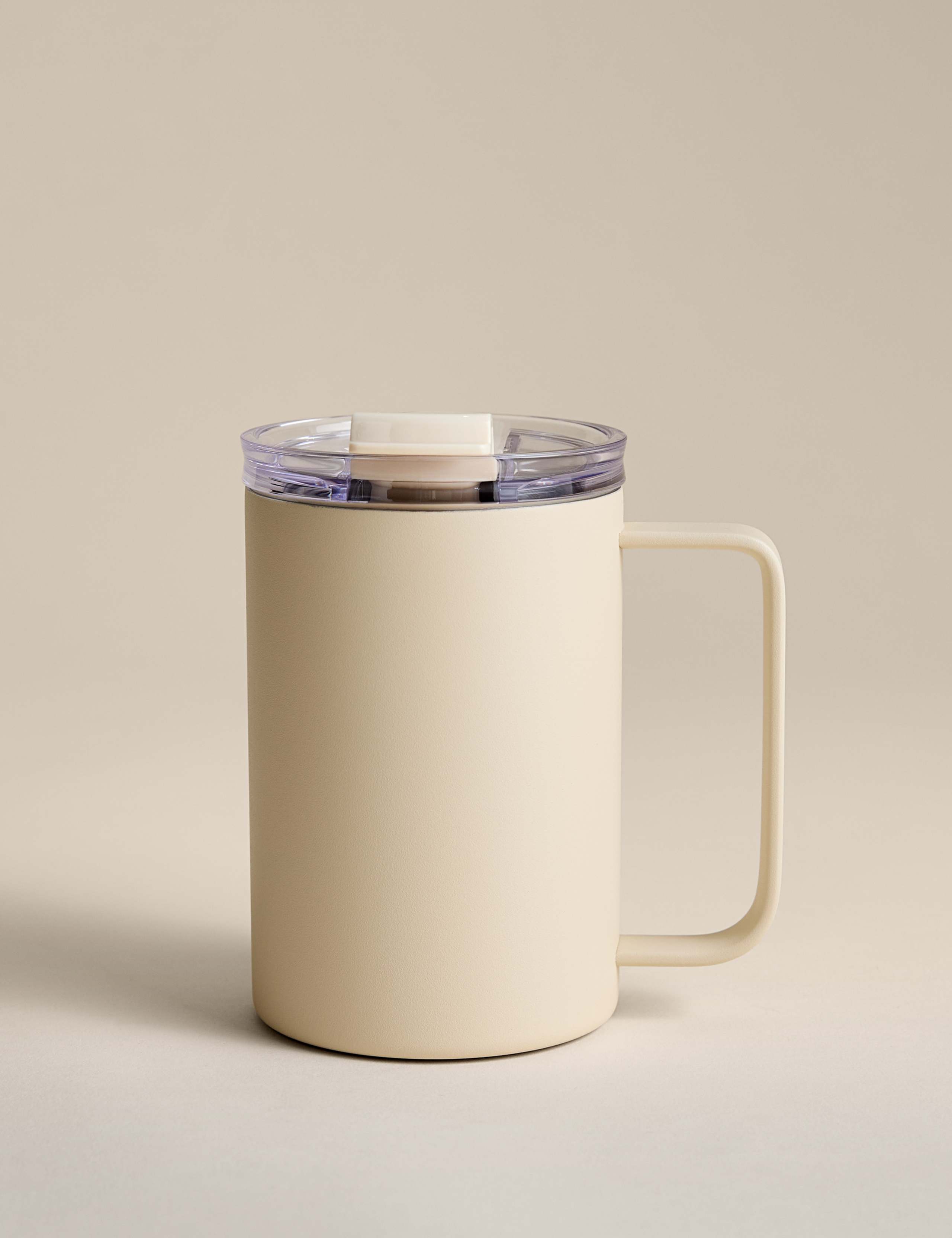 Travel mug with handle copper core 350ml, imported from the UK