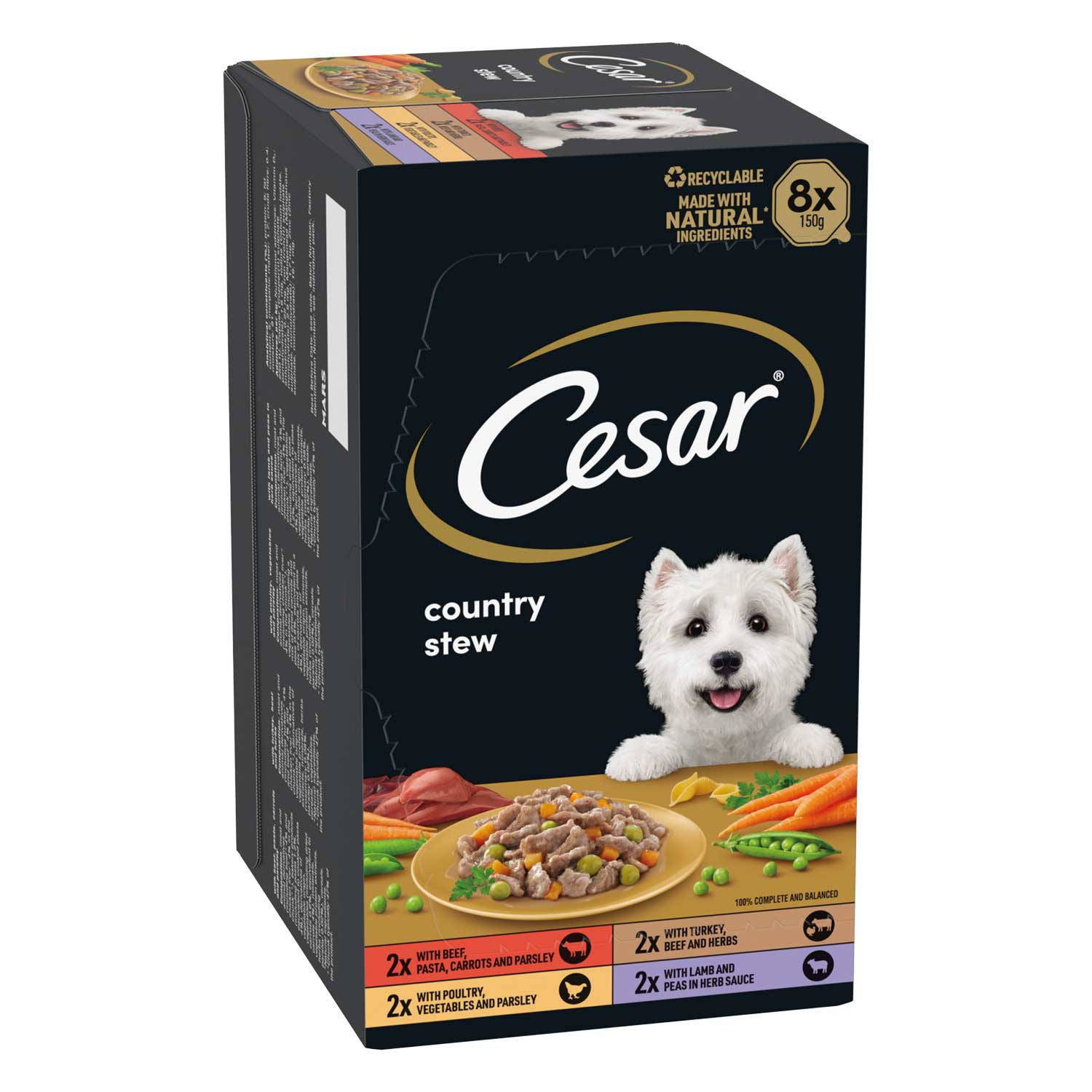 Country Stew dog food 8x150g - British product