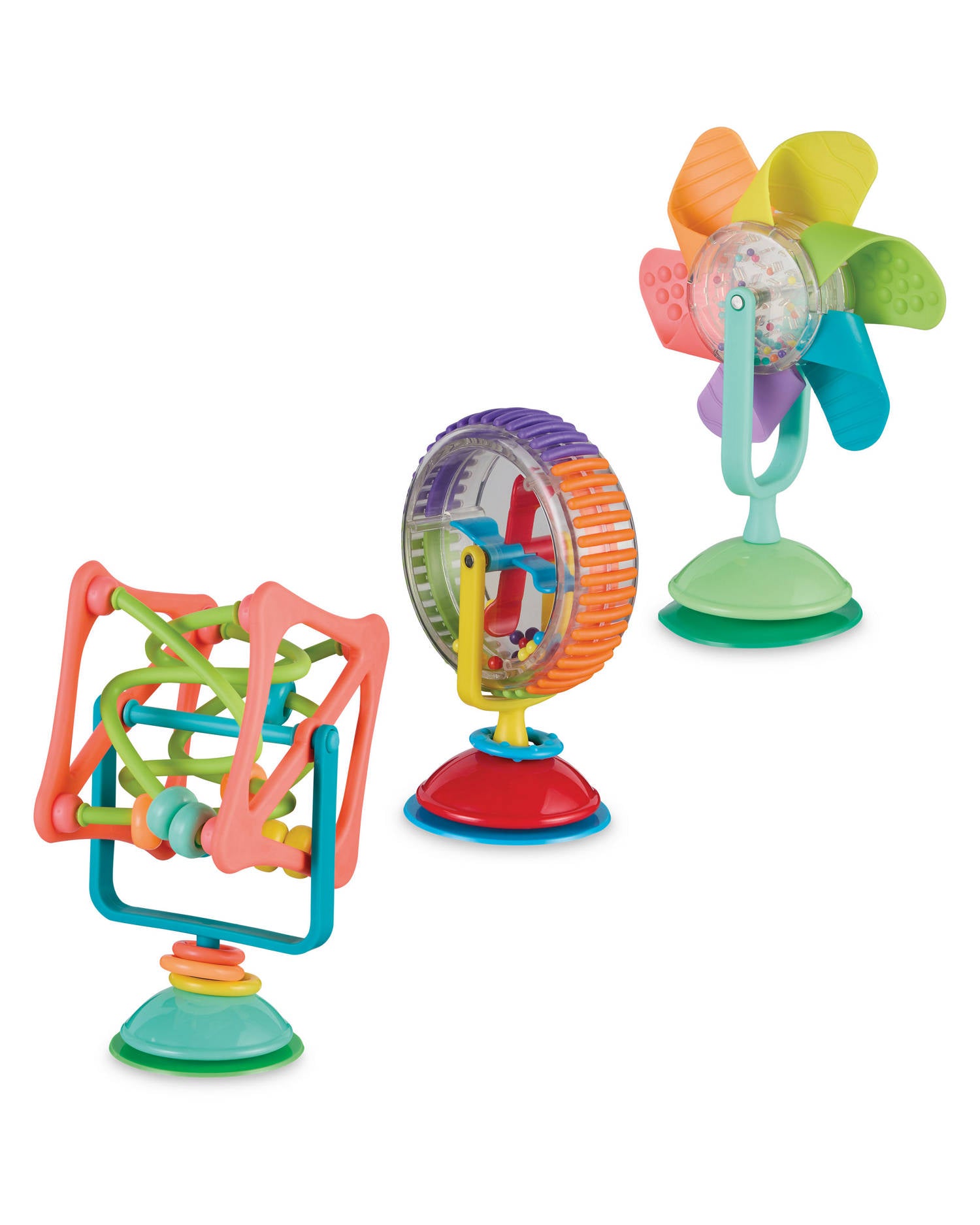 Tray top toys for baby sensory play, UK version