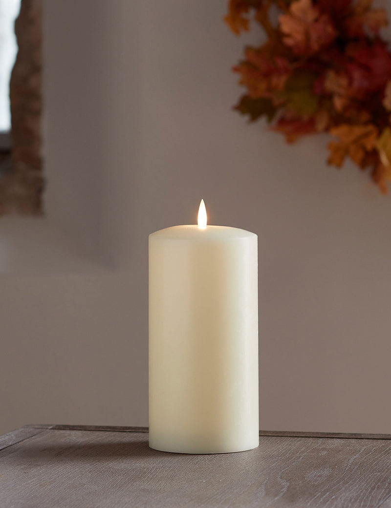 TruGlow wax chapel LED candle (British brand)