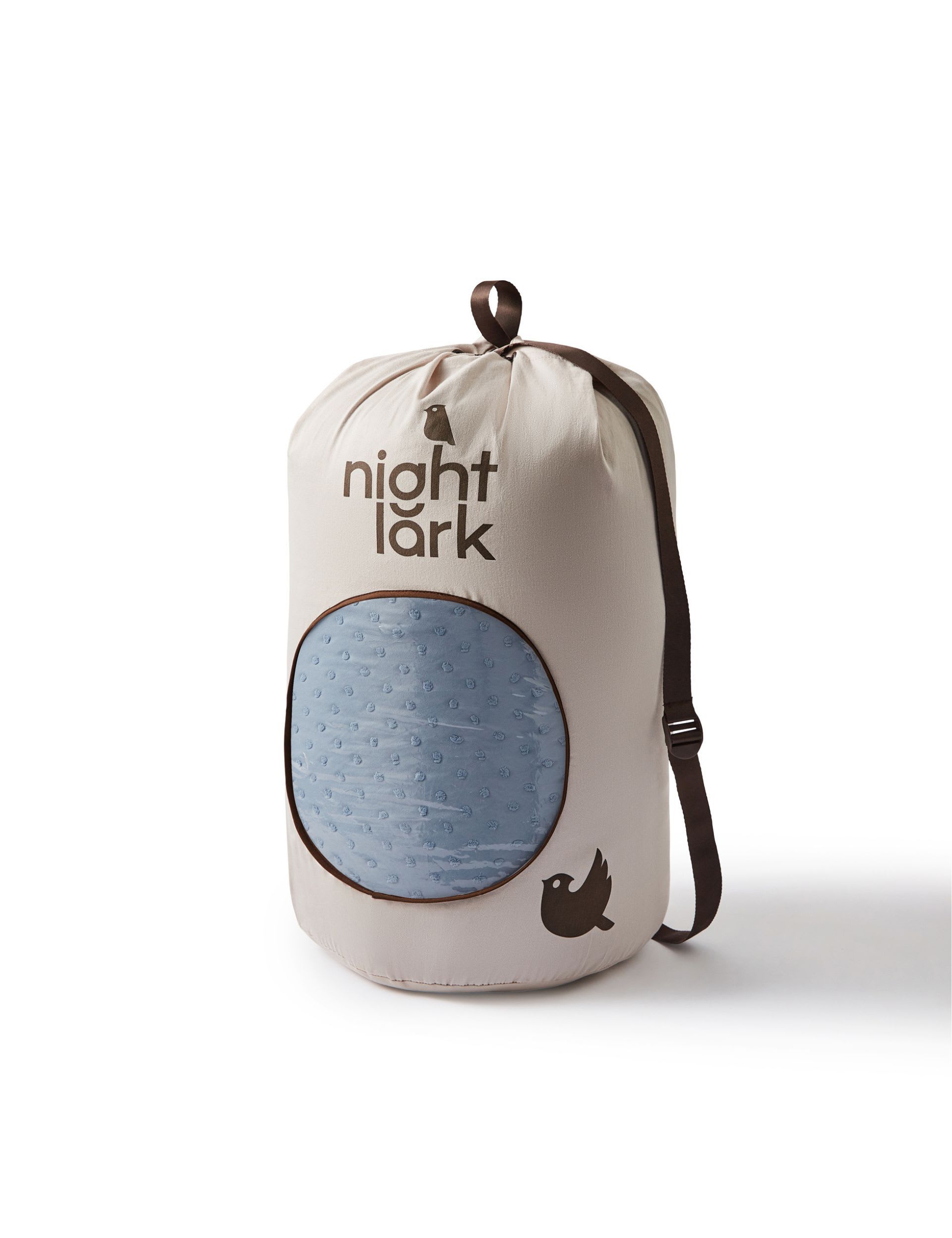 Night Lark Tufted Dots 4.5 Tog coverless duvet set (British brand)