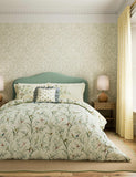 Tuileries frilly bedding set in 100% cotton, imported from the UK