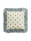 Tuileries frilly square cushion - imported from the UK