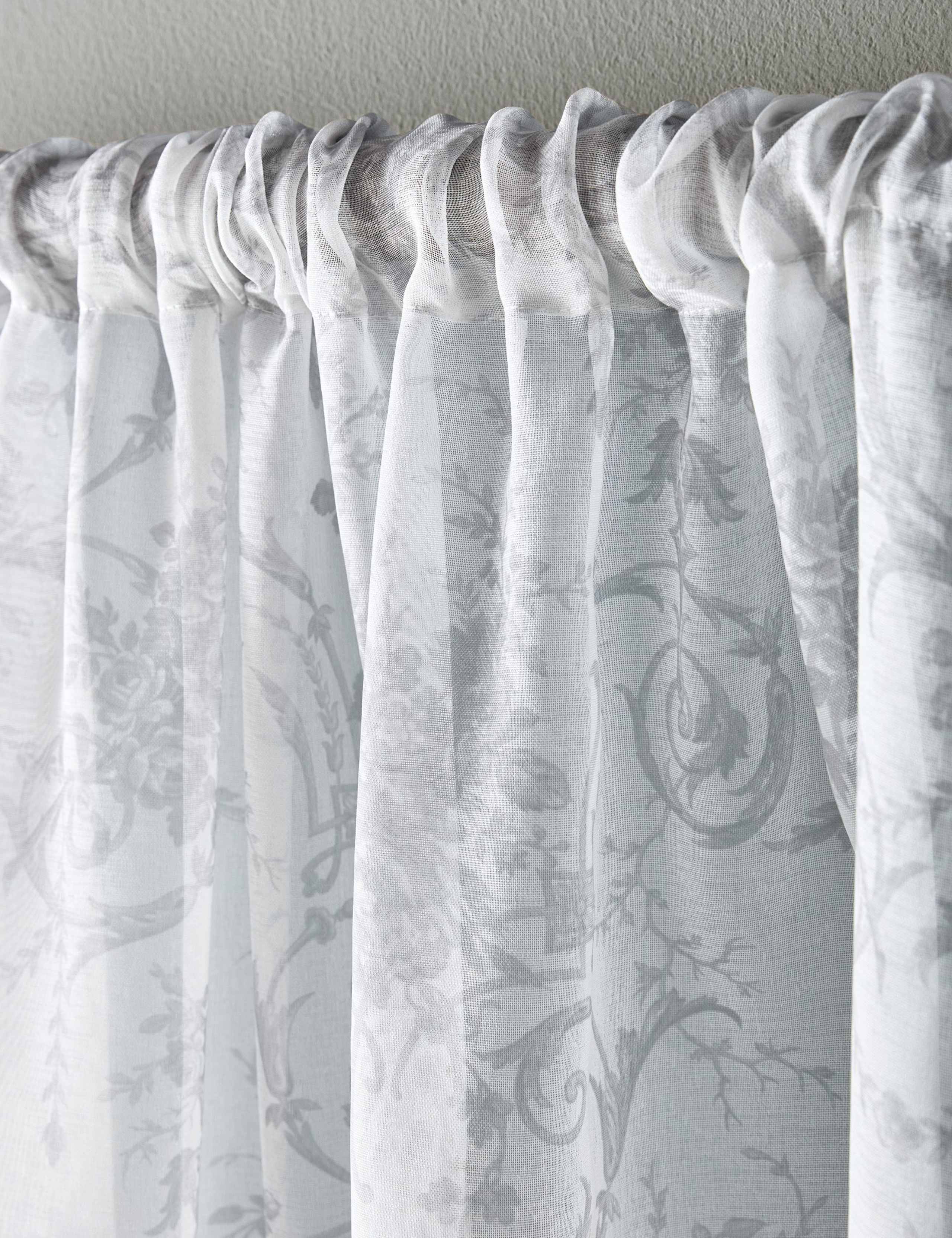Laura Ashley Tuileries sheer voile curtains, UK version
