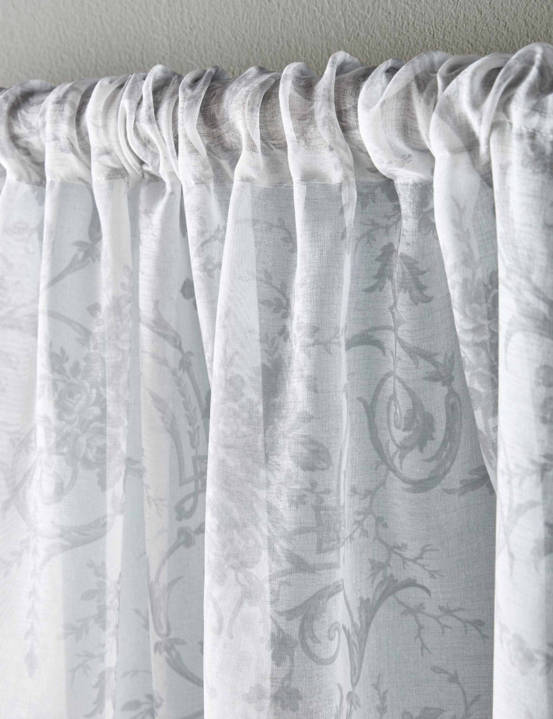 Laura Ashley Tuileries sheer voile curtains, UK version