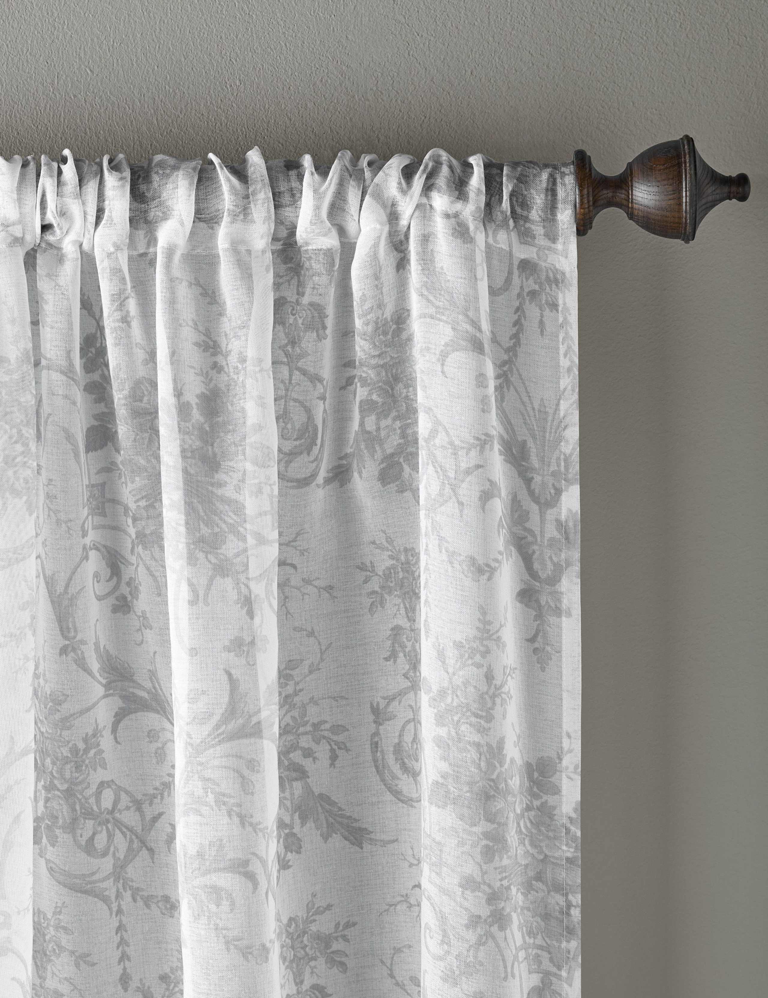 Laura Ashley Tuileries sheer voile curtains, UK version