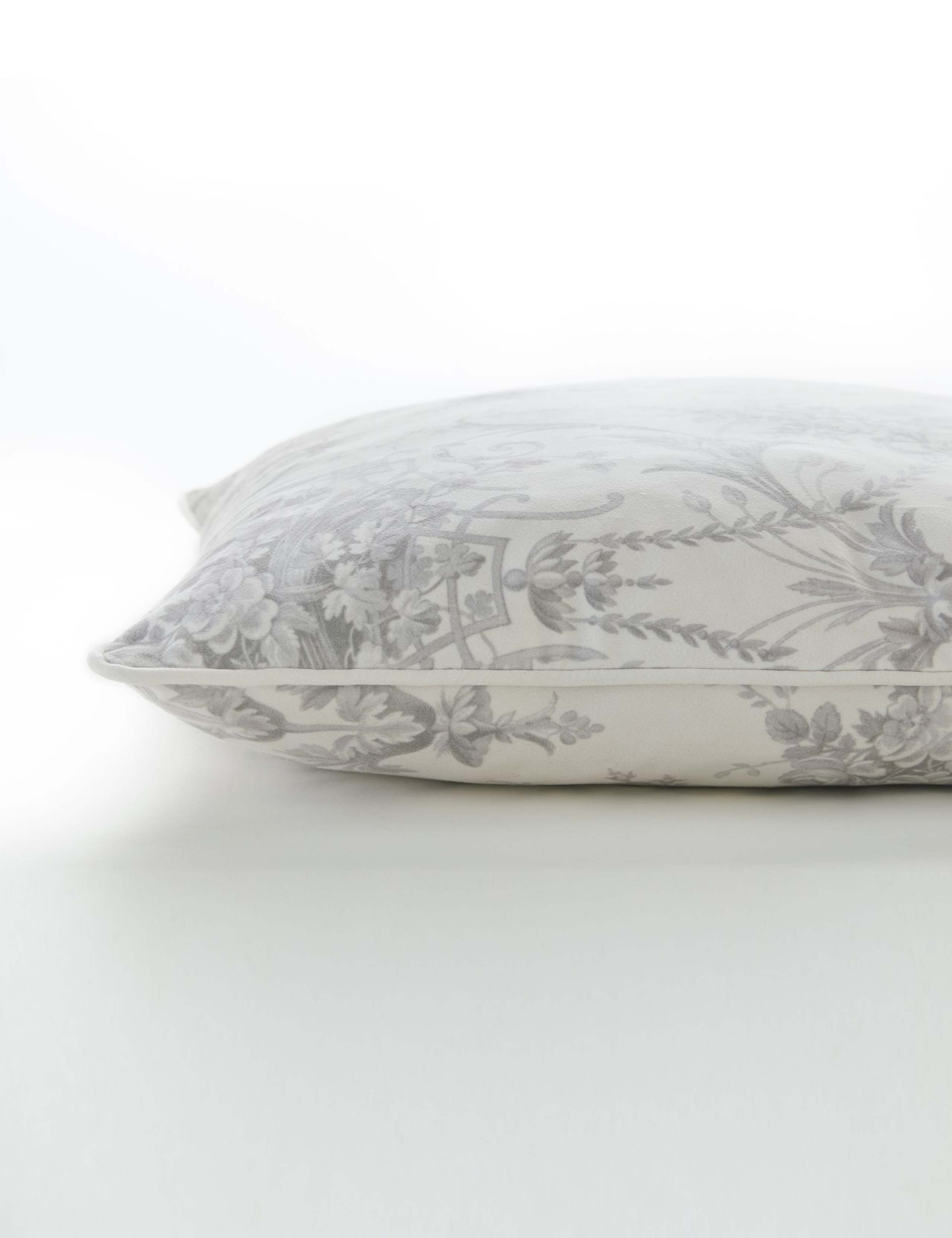 Laura Ashley Tuileries velvet piped cushion 50x50cm - British product