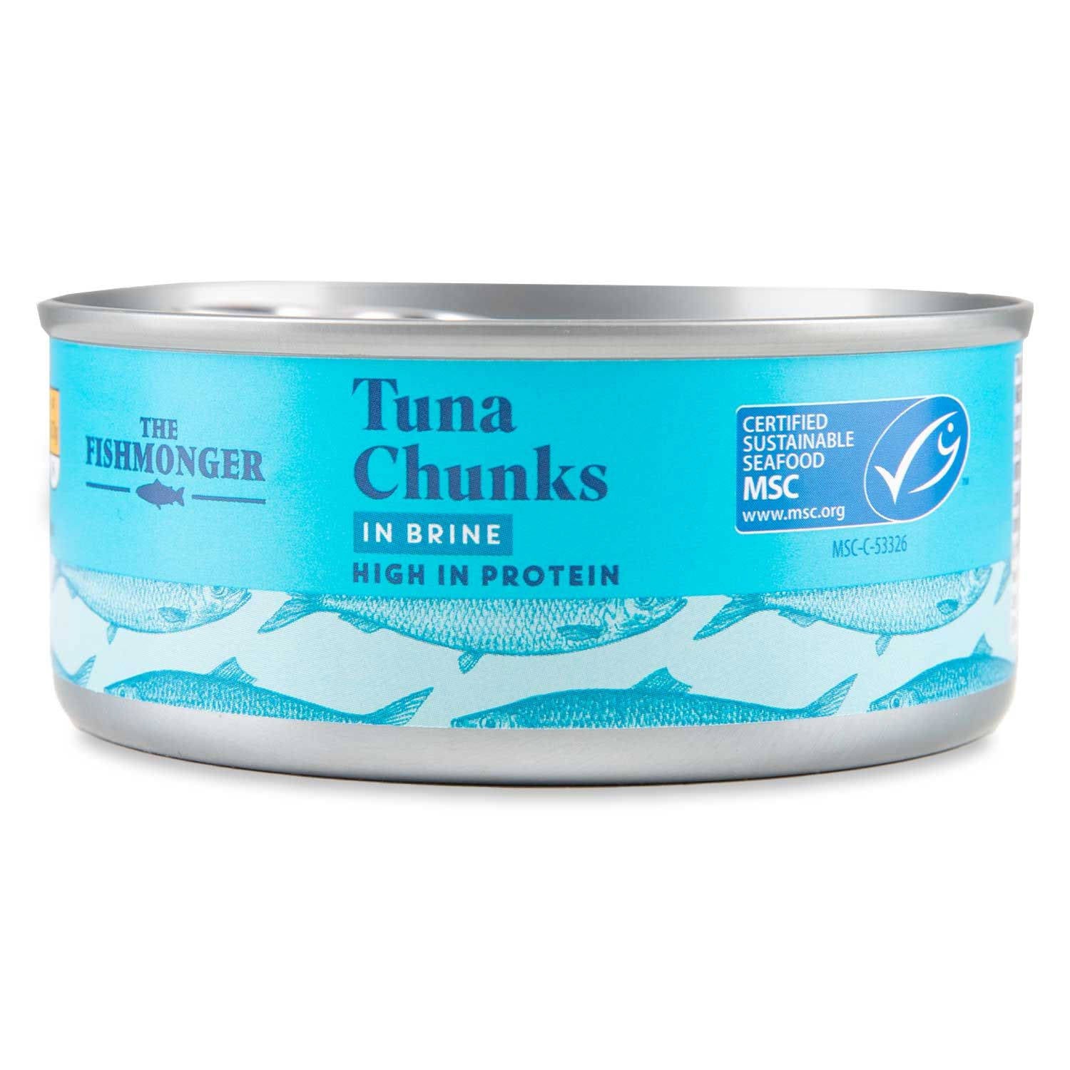 Tuna chunks in brine 580g (British brand)