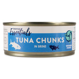 Tuna chunks in brine canned tuna (British brand)