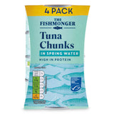 Skipjack tuna chunks in water 4 pack (British brand)