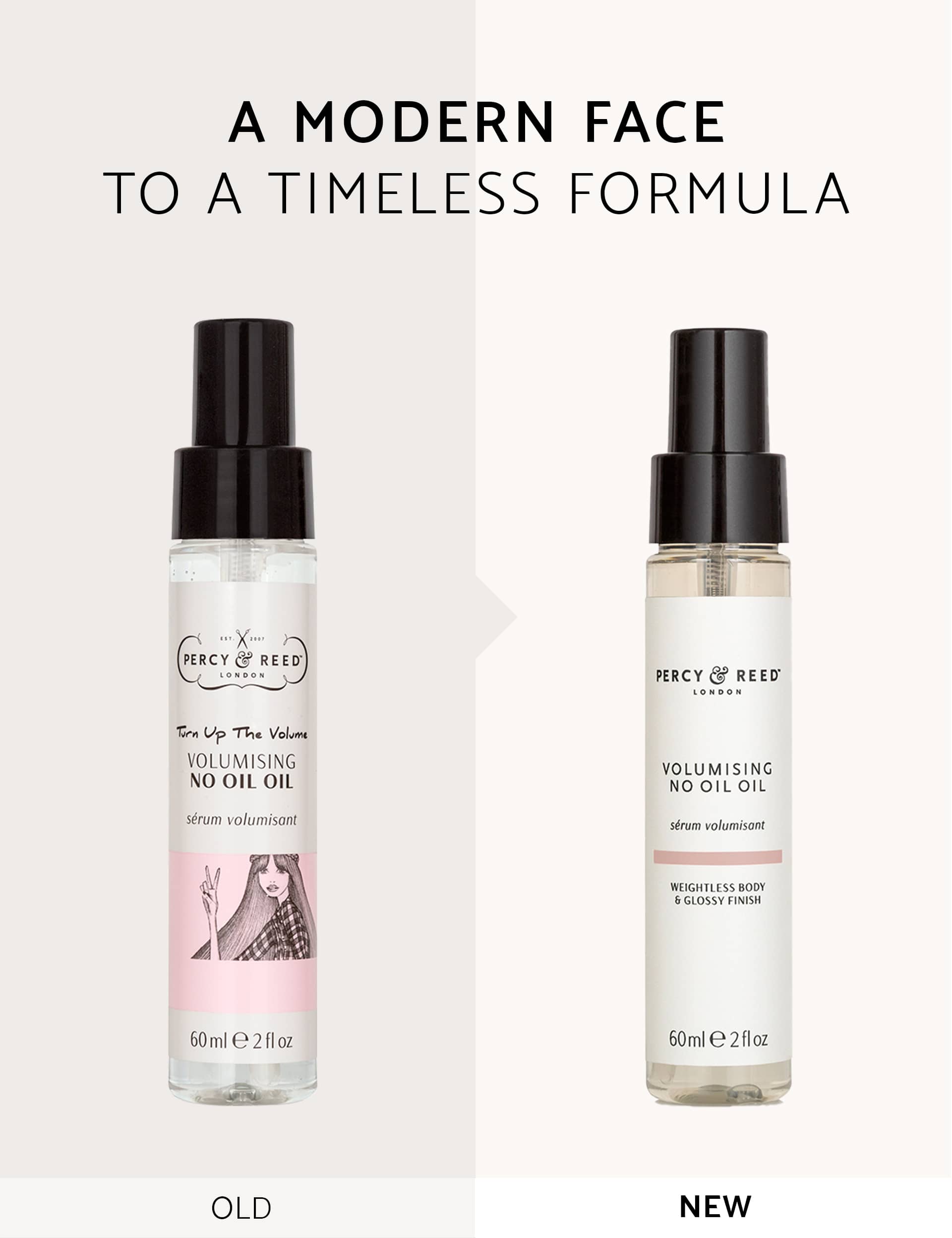 Percy & Reed volumising hair serum for fine hair 60ml (British brand)