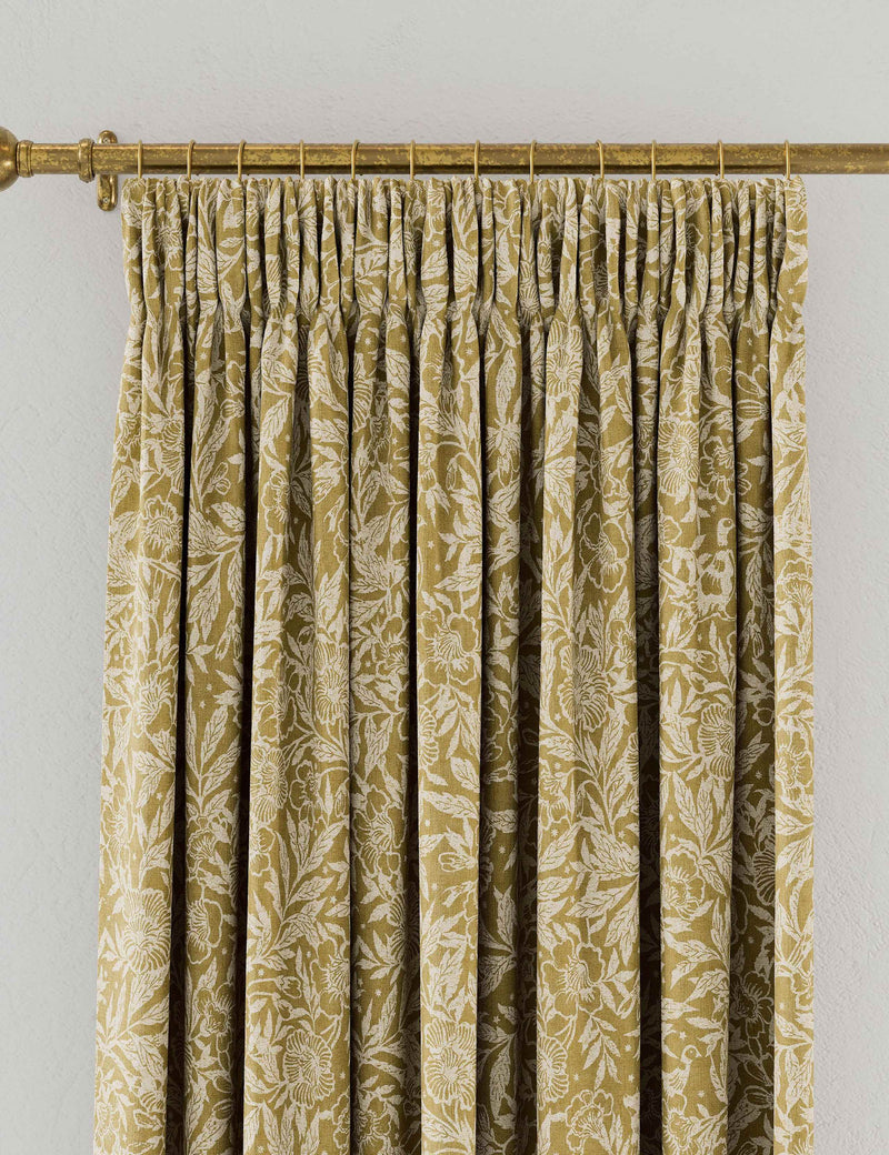Joules twilight ditsy pure cotton pencil pleat curtains (British brand)