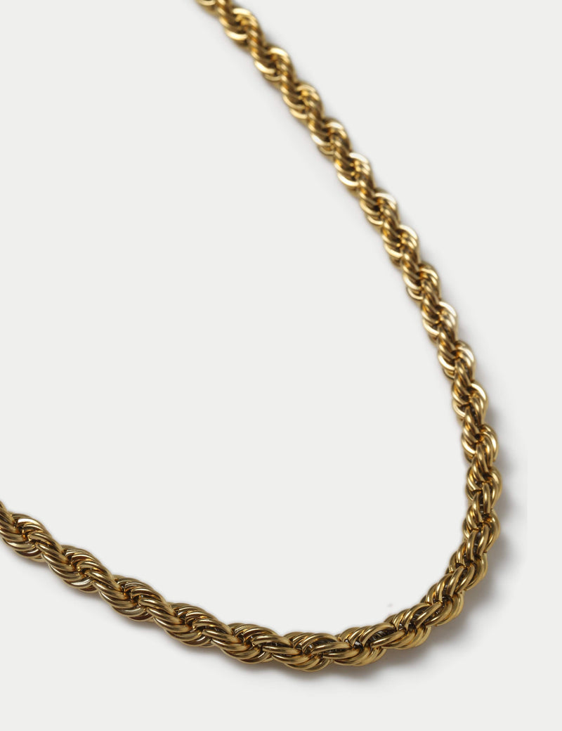 Autograph twist rope necklace stainless steel (British brand)