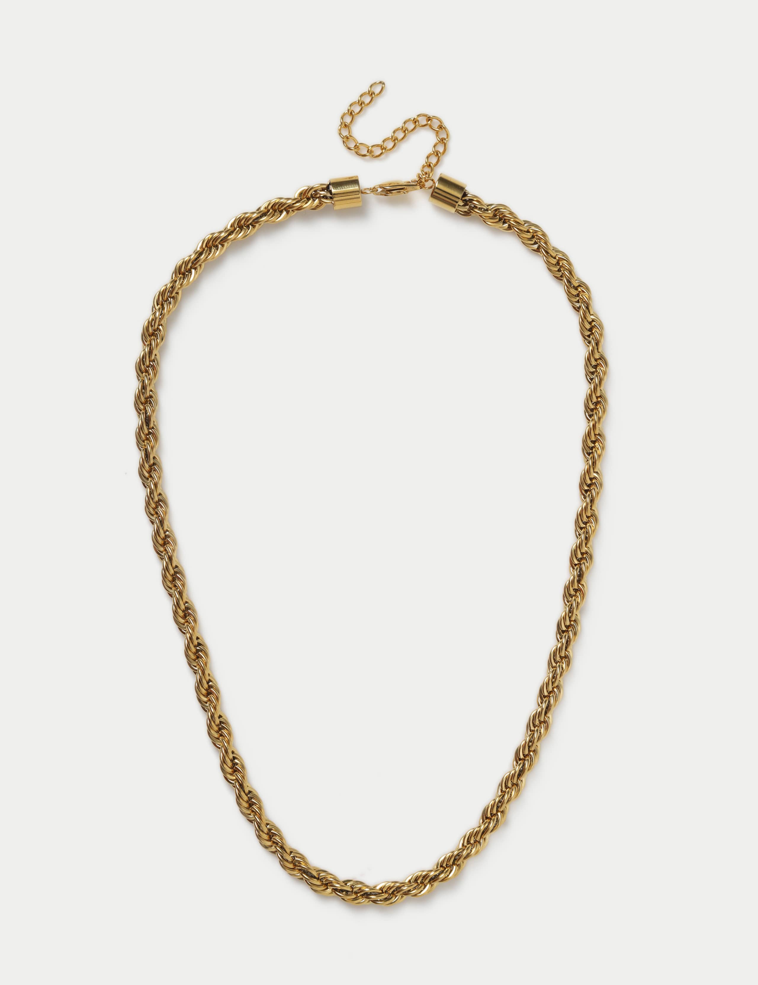 Autograph twist rope necklace stainless steel (British brand)