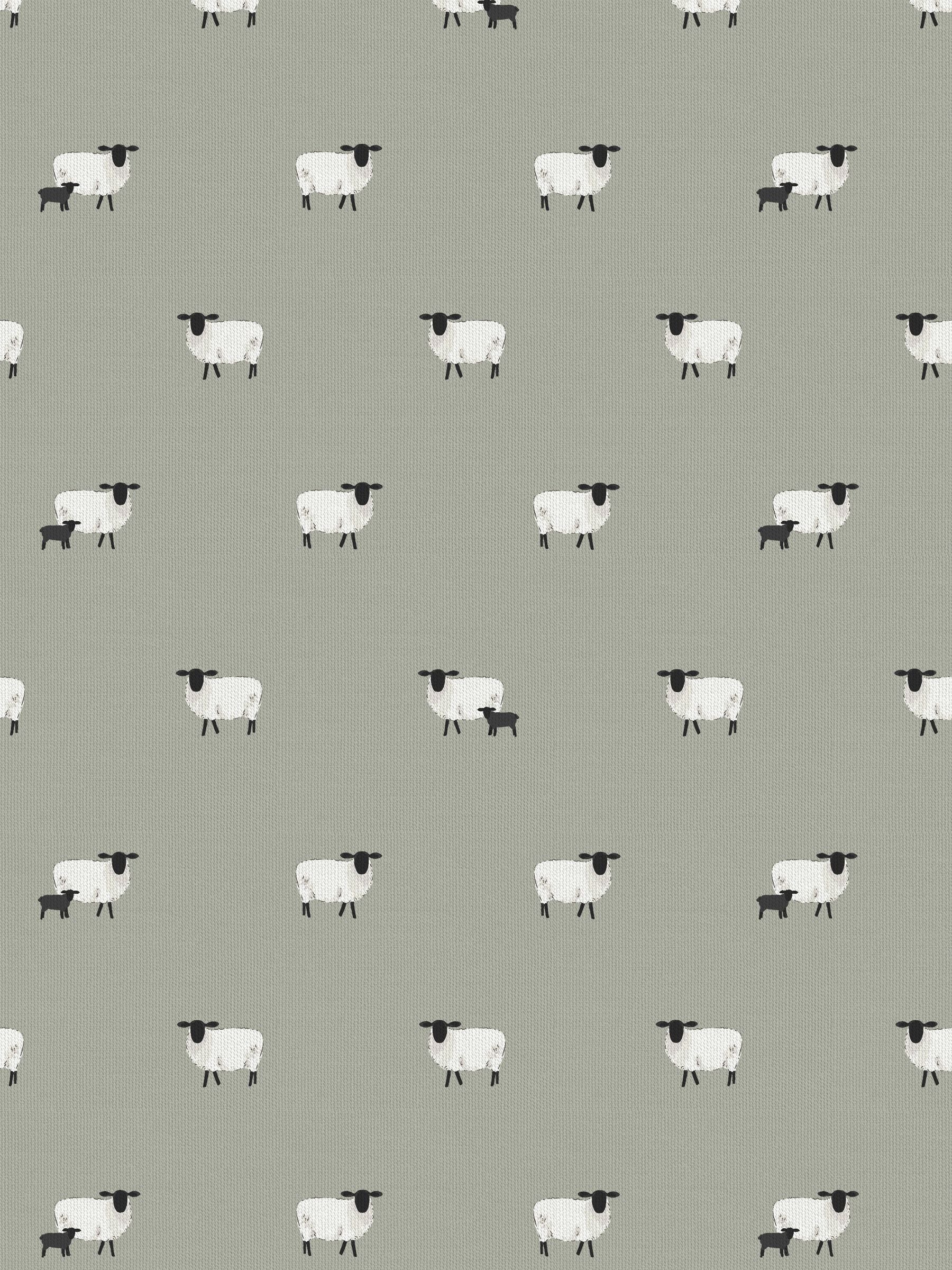 Sophie Allport sheep design made to measure curtains, UK version