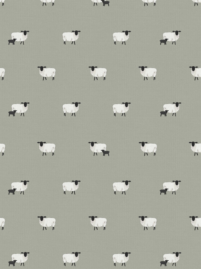 Sophie Allport sheep design made to measure curtains, UK version