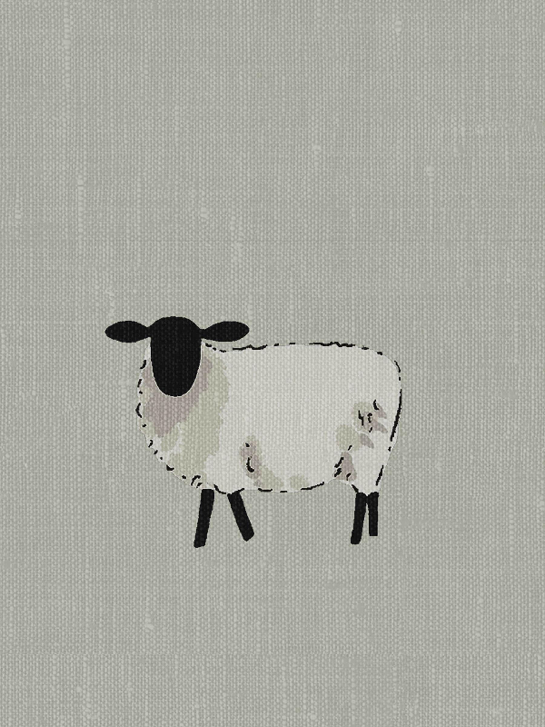 Sophie Allport sheep design made to measure curtains, UK version