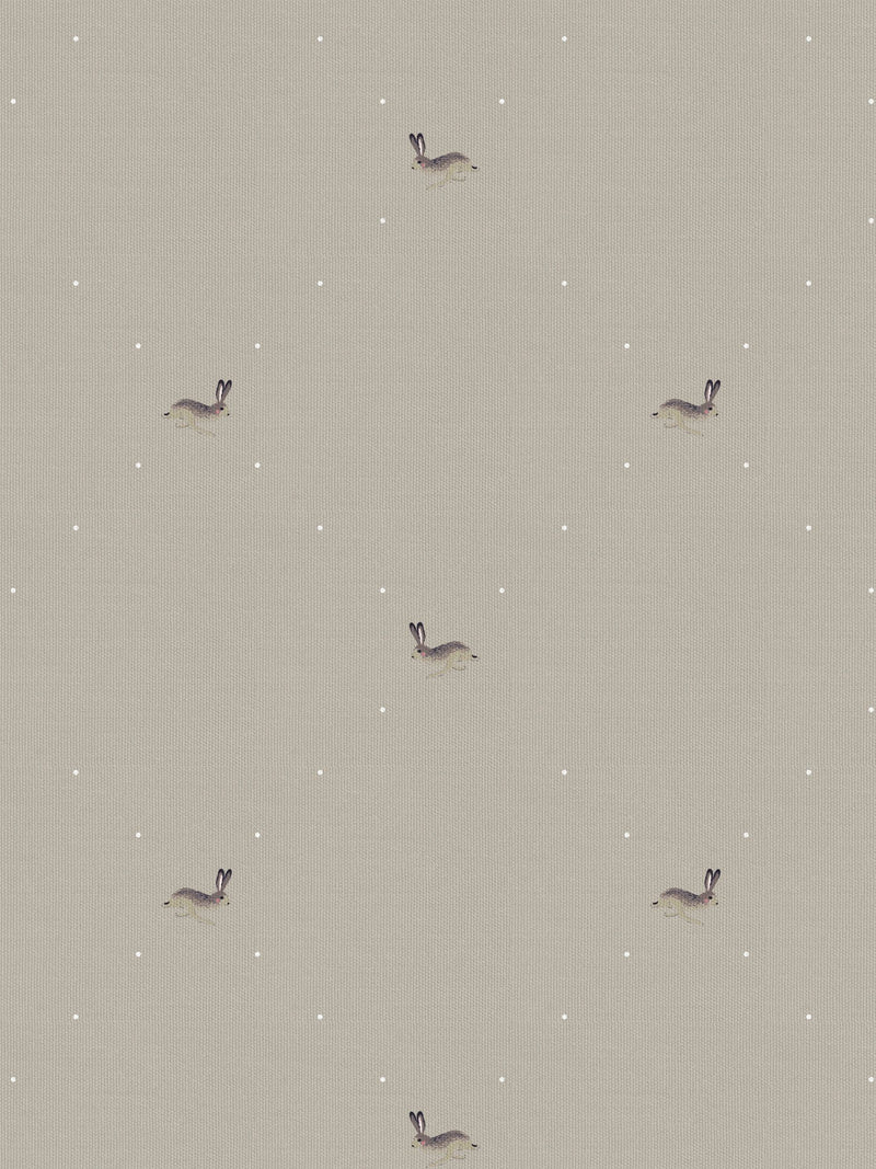 Sophie Allport Natural Hare made-to-measure curtains, imported from the UK