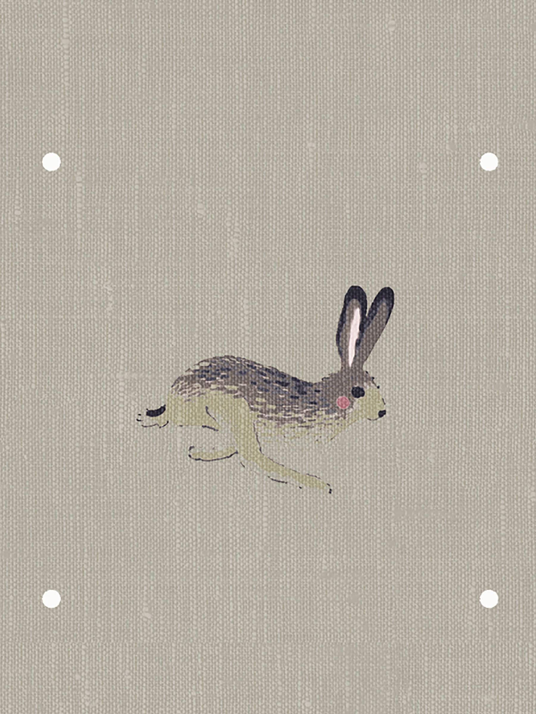 Sophie Allport Natural Hare made-to-measure curtains, imported from the UK