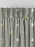 Sophie Allport grey bears balloons made to measure curtains - British product