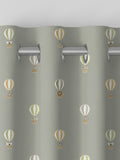 Sophie Allport grey bears balloons made to measure curtains - British product