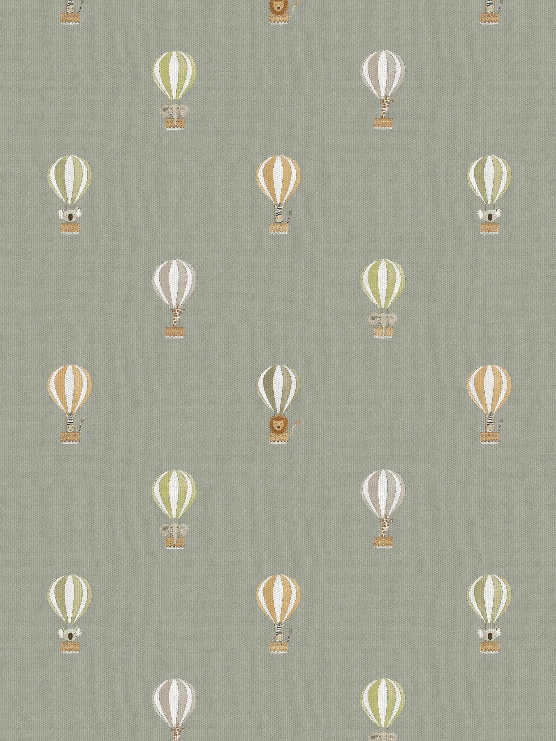 Sophie Allport grey bears balloons made to measure curtains - British product