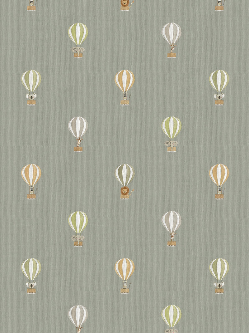 Sophie Allport grey bears balloons made to measure curtains - British product