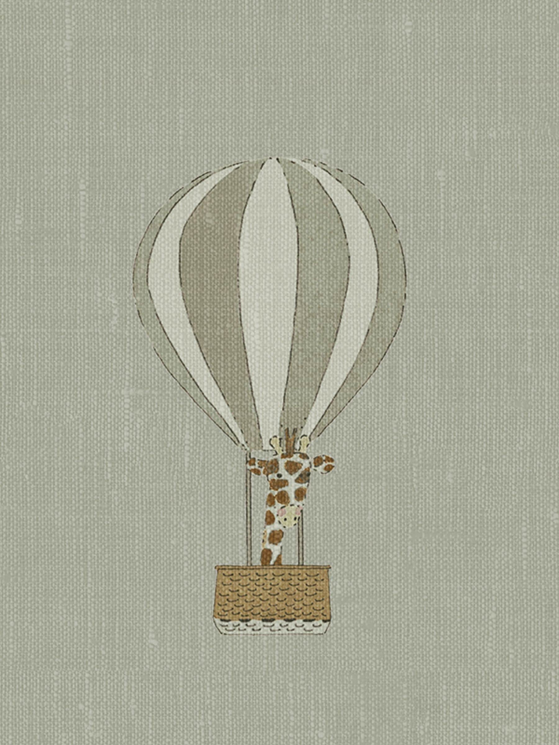 Sophie Allport grey bears balloons made to measure curtains - British product