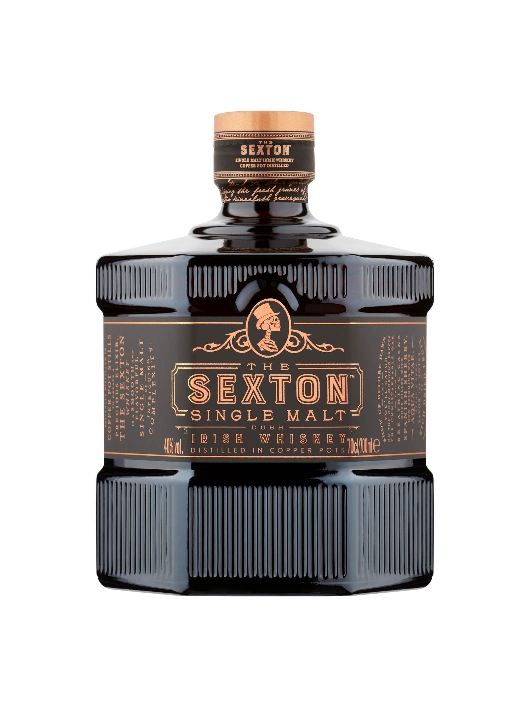 DrinksTime The Sexton single malt Irish whiskey 70cl, imported from the UK