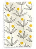 MissPrint Cream Cotton Palm Tree Roman Blind, imported from the UK