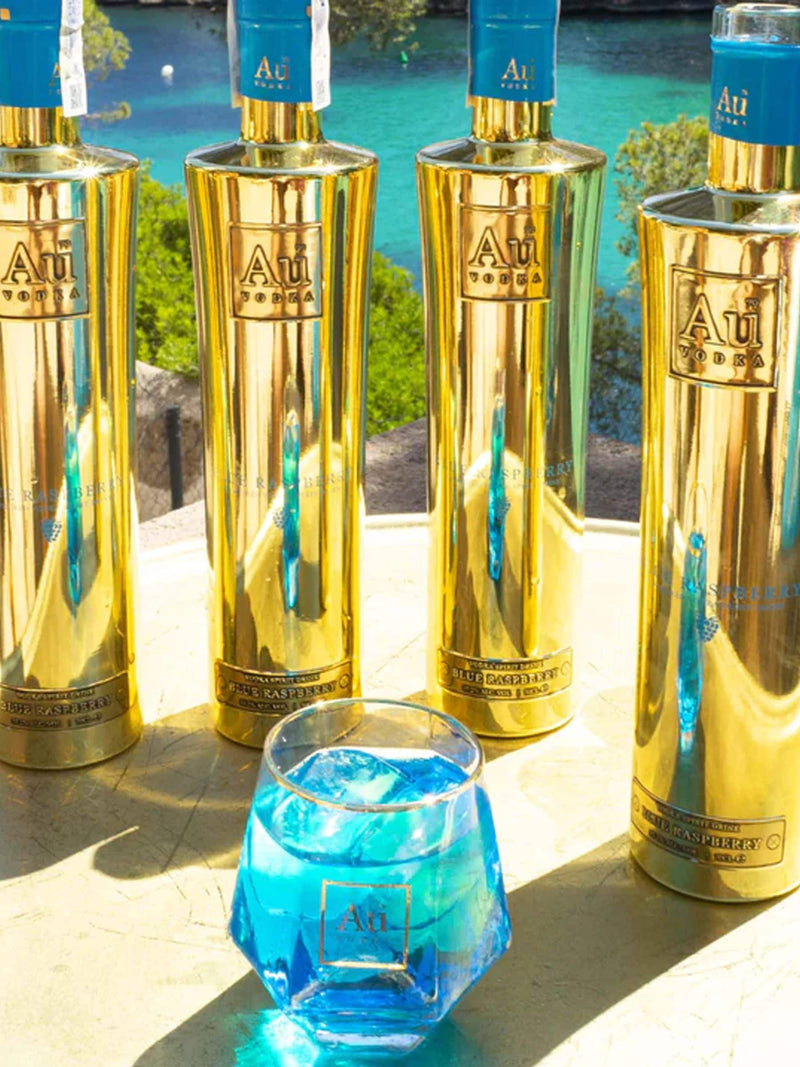 DrinksTime Au Vodka Blue Raspberry 70cl - British product