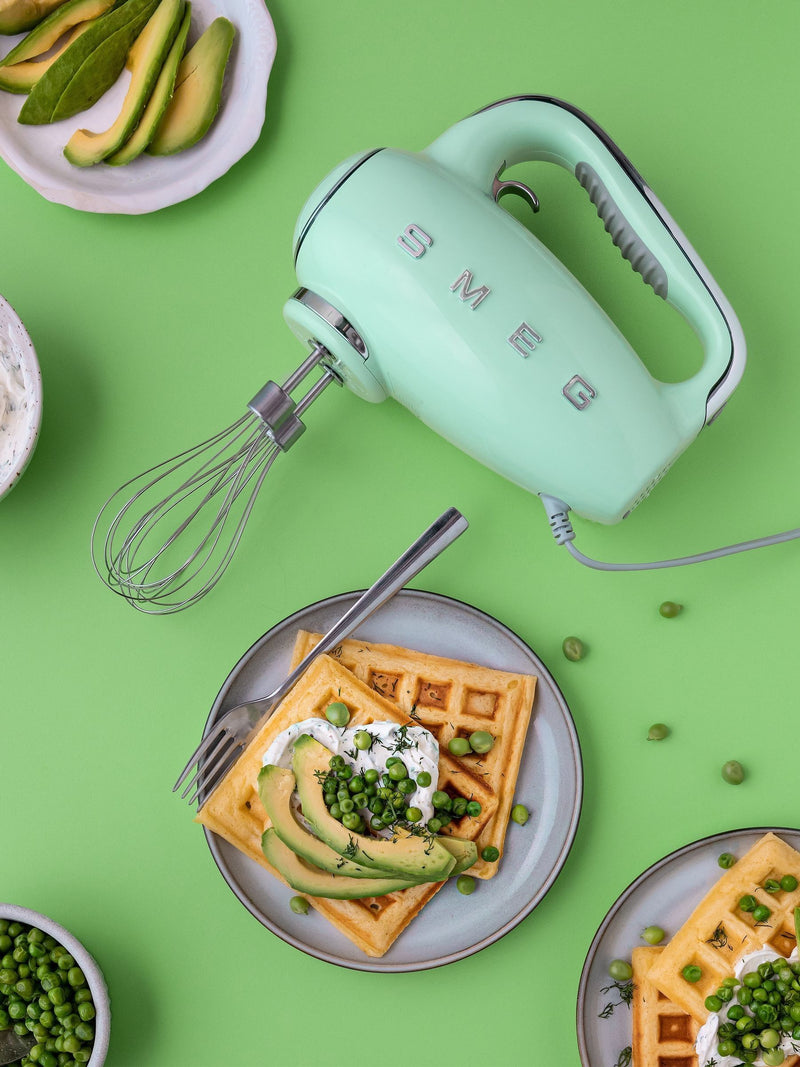 Smeg Cream 50's Style Green Hand Mixer