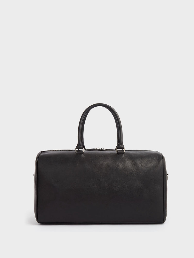 Osprey London Black Carter leather holdall - British product