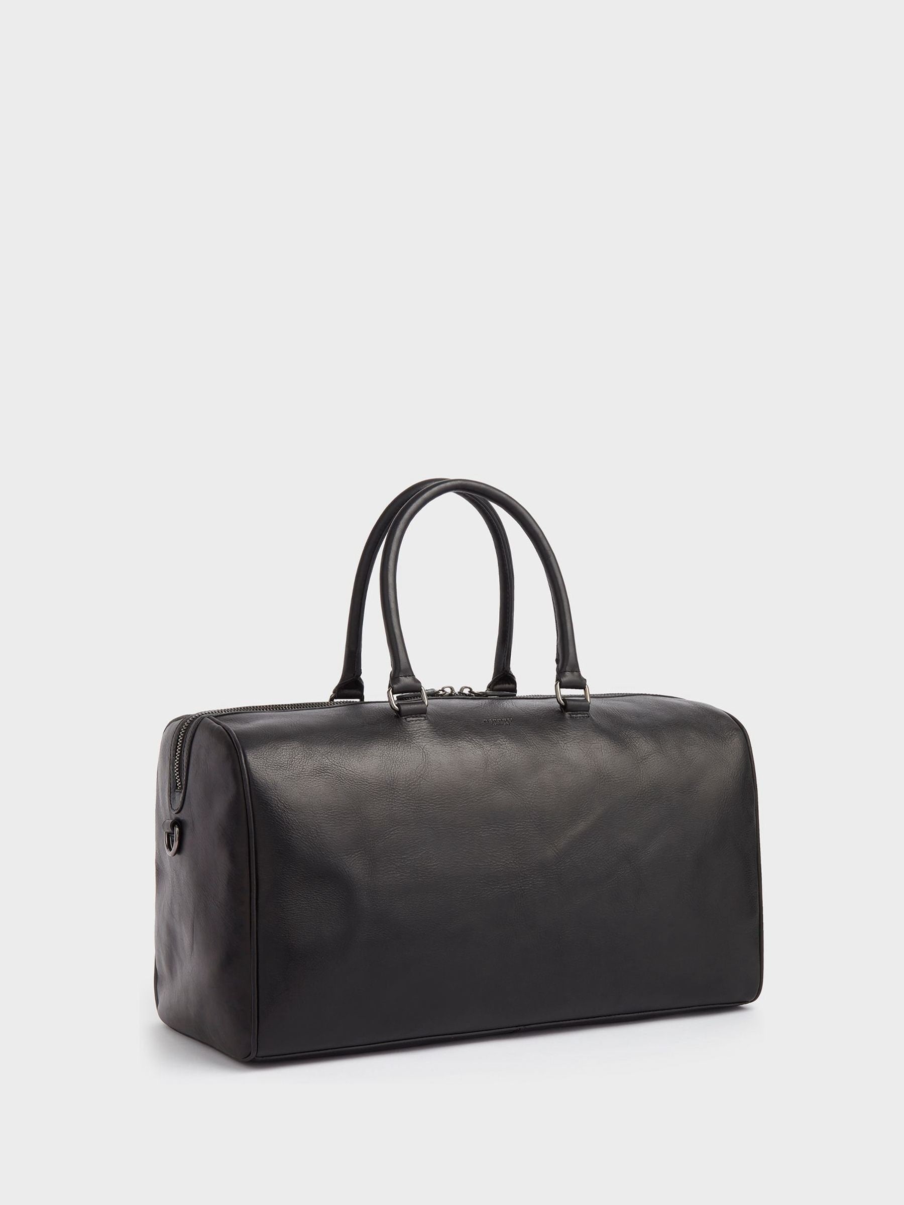 Osprey London Black Carter leather holdall - British product