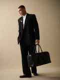 Osprey London Black Carter leather holdall - British product