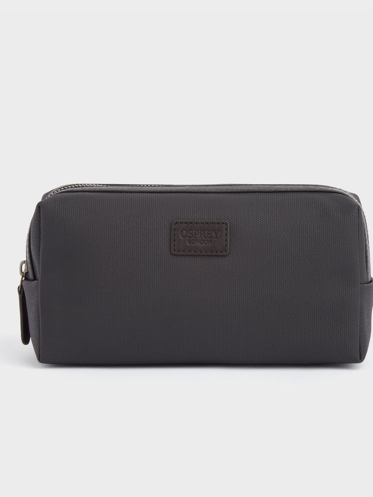 Osprey London The Small Grantham Waxed Canvas and Leather Washbag - Green