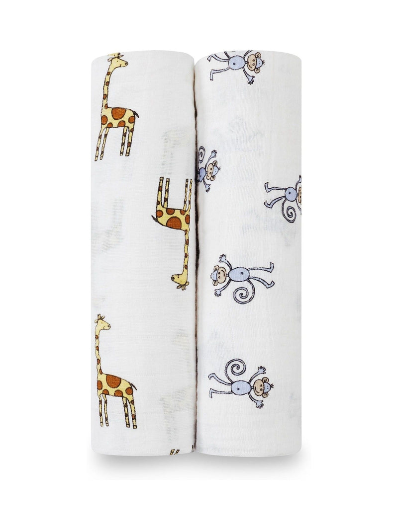 aden + anais jungle jam muslin baby blanket 2-pack, UK version