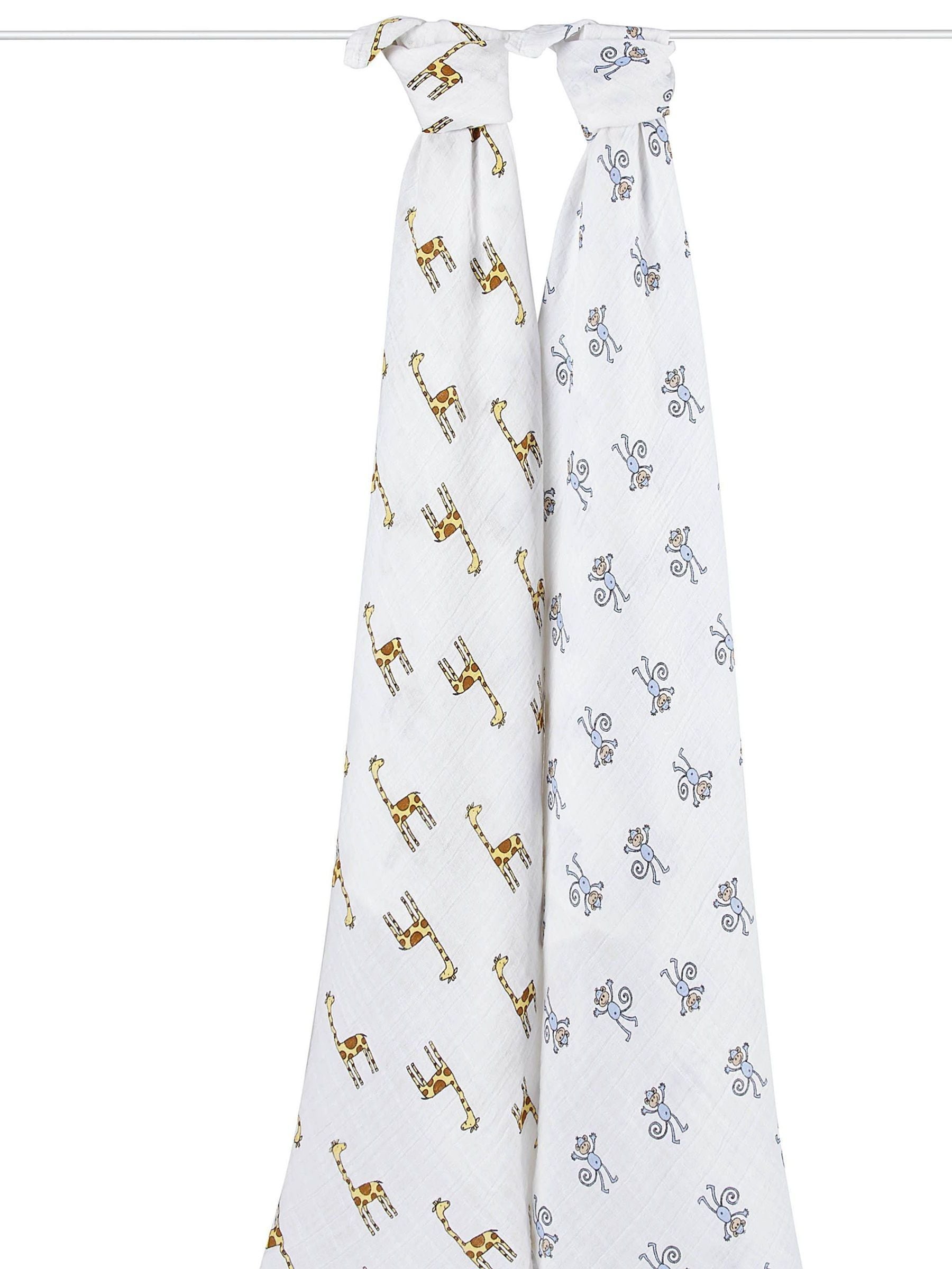 aden + anais jungle jam muslin baby blanket 2-pack, UK version