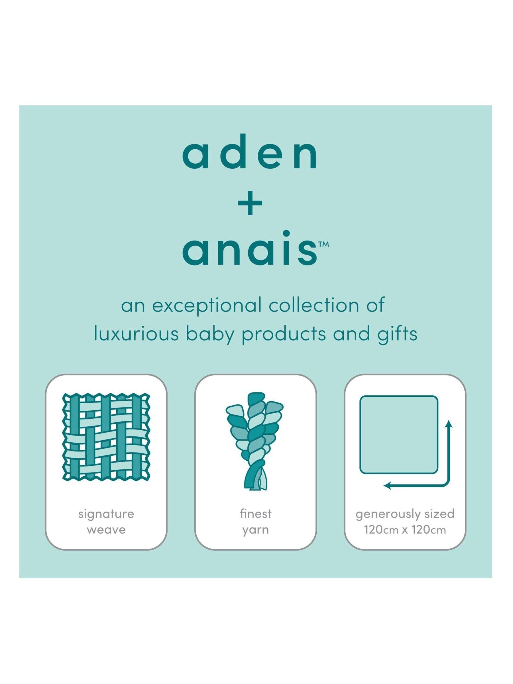 aden + anais jungle jam muslin baby blanket 2-pack, UK version