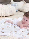 aden + anais jungle jam muslin baby blanket 2-pack, UK version