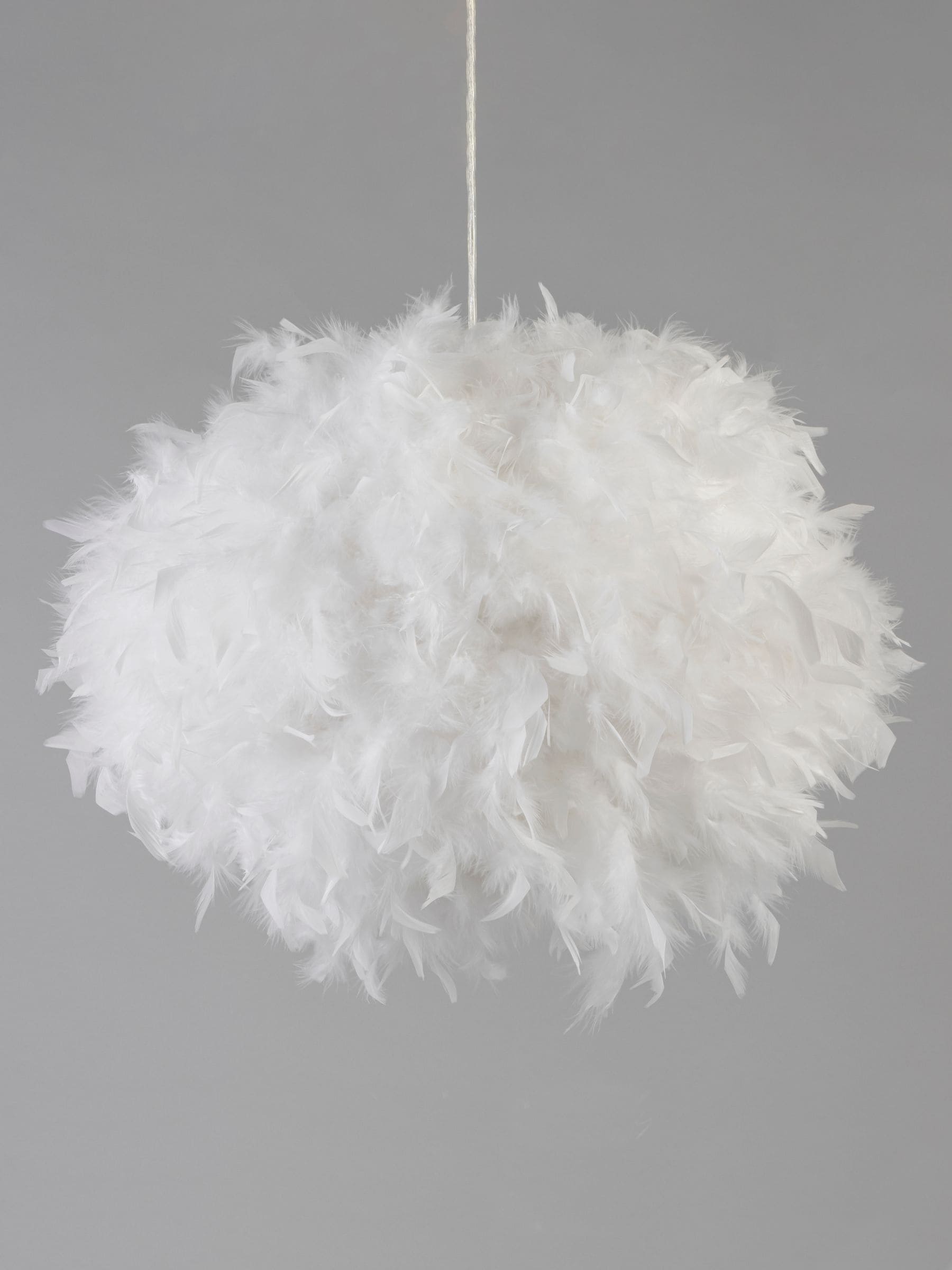 glow White Feather Ceiling Light 50cm - British product